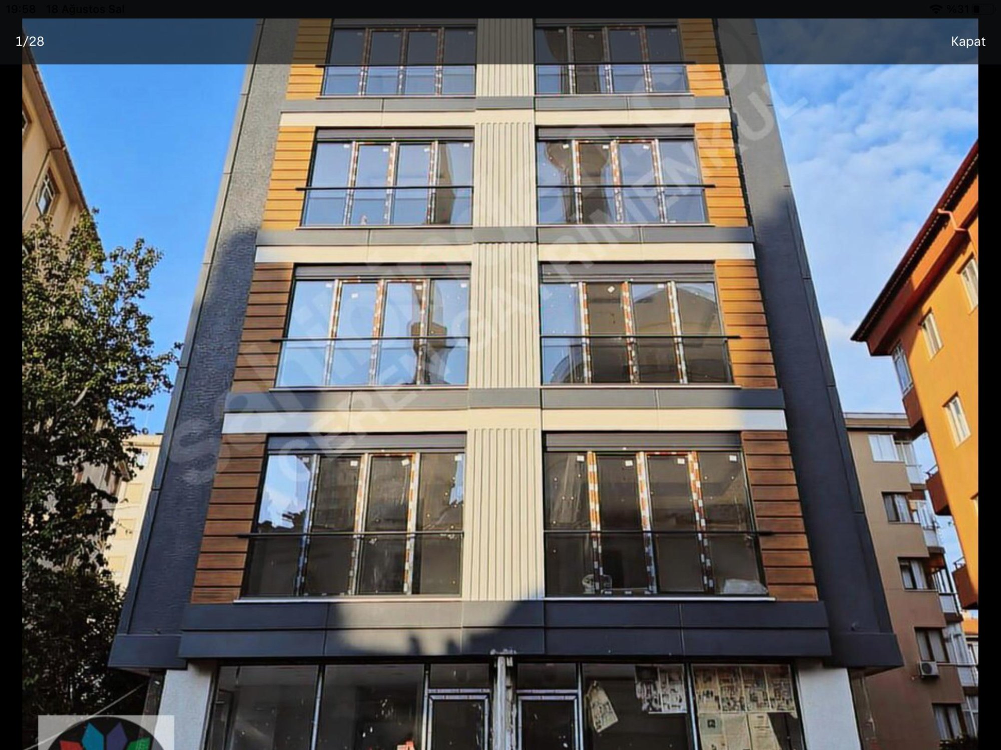 MERDİVENKÖY Satılık 2+1 70 m2 NET DAİRE